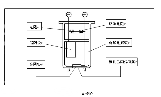 氧气传感器示意图-山东新泽仪器有限公司